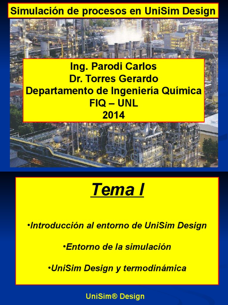 UniSim Design | PDF | Intercambiador de calor | Calor