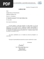 CARTA DE PRESENTACIÓN SERVICIOS PROFESIONALES INDEPENDIENTES