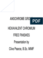 Hexavalent Chromium Finishes