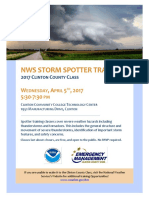 2017 Storm Spotter Flyer