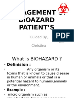 Management of Bioazard Patient's