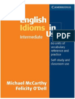 English Idioms in Use Intermediate B1