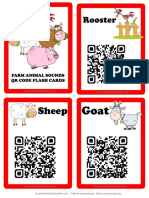 QR Code Farm Animal Sounds