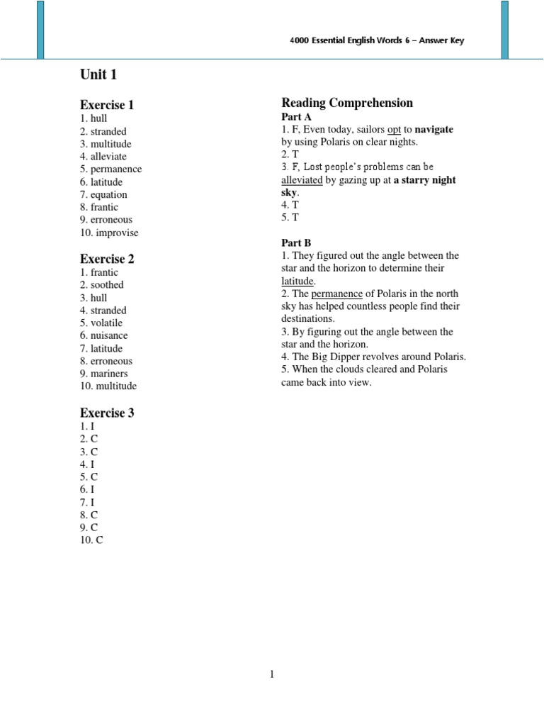 4000 Essential English Words 6 Pdf