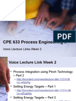 CPE 633 Process Engineering II - Voice Lecture Link - WK 2