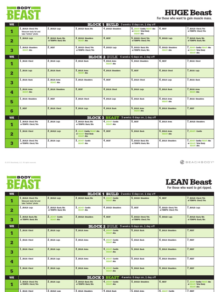 Beast Huge: For Those Who Want To Gain Muscle Mass | Pdf | Self Care |  Physical Exercise