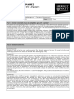 Examiners Report - S3 Operations Management 1 + 2 - J14