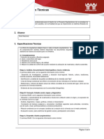 Especificaciones Técnicas PDF