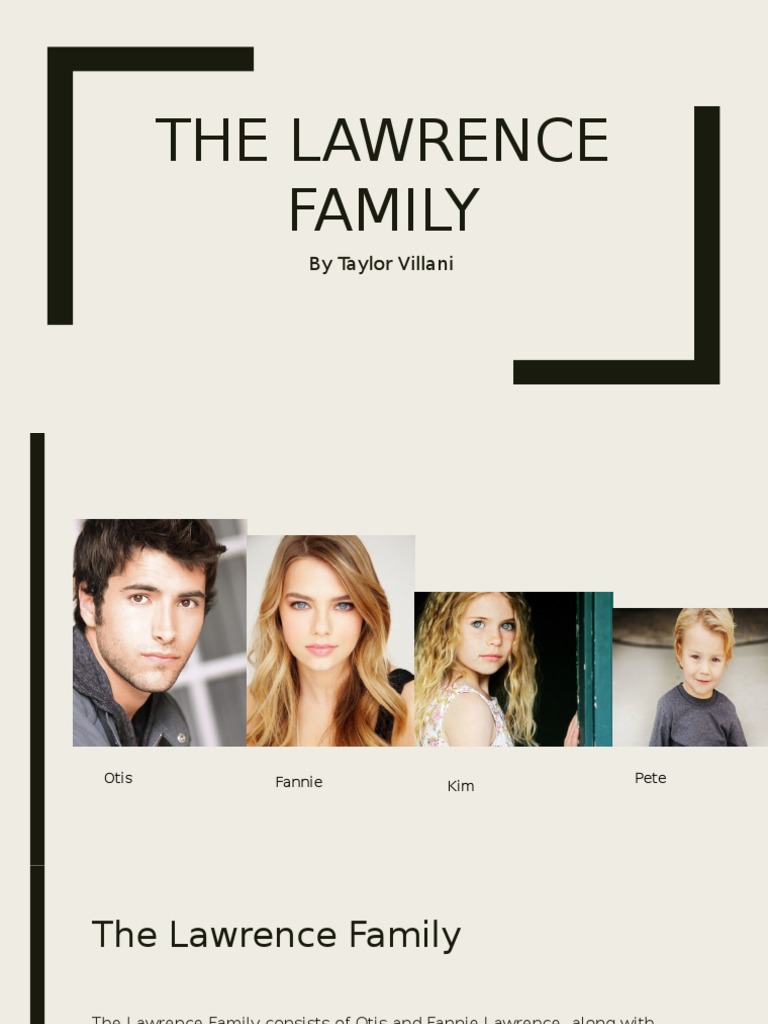 The Lawrence Family | PDF | Language Development | Emotions