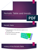 Periodic Table and Trends