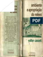 CASSETI, Valter. Ambiente e Apropriação Do Relevo. São Paulo Contexto, 1995