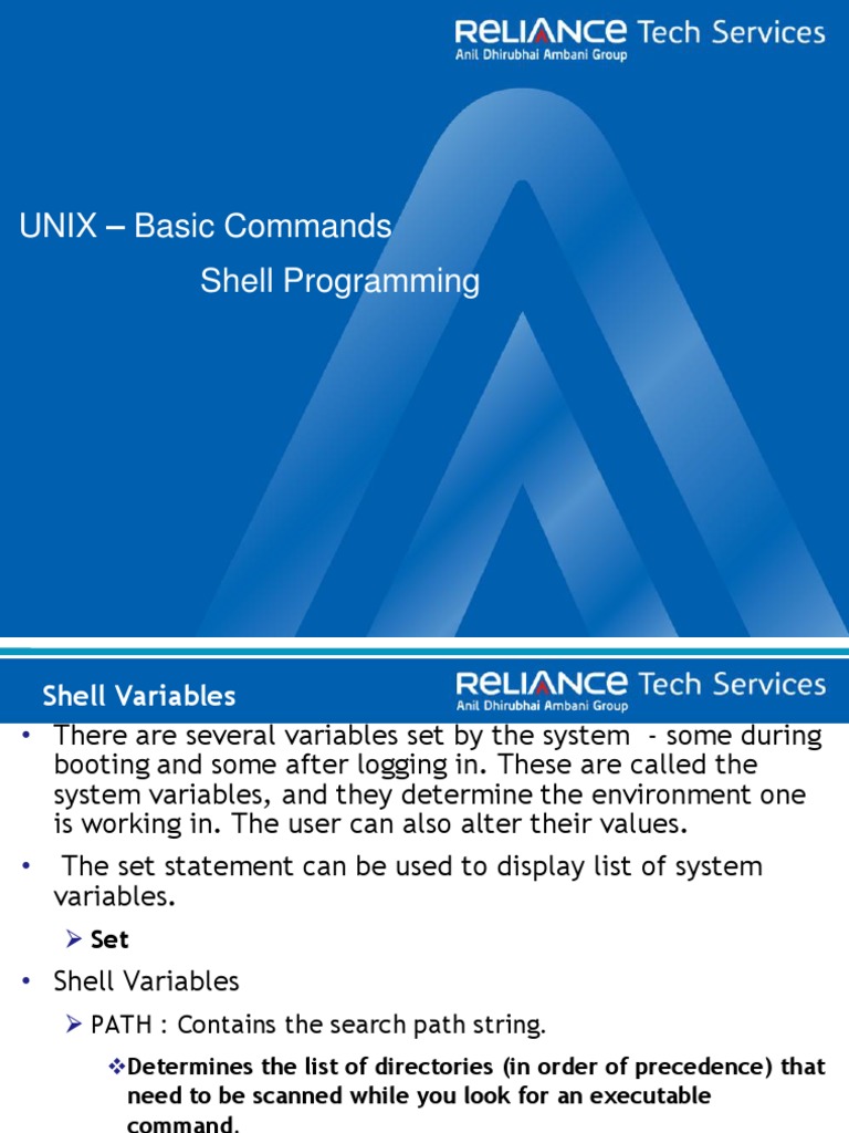 Shell Scripting | PDF | Command Line Interface | Parameter (Computer ...