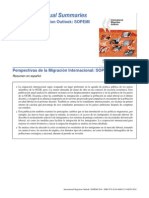 Perspectivas de La Migración Internacional: SOPEMI 2010