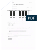 Grade 9 Music Quiz Complete