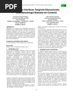 Design de Interfaces Tangíveis Educacionais uma Metodologia Baseada em Contexto