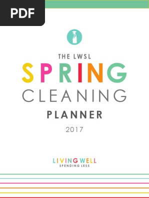 Spring Cleaning Planner