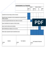 Cronograma de Actividades