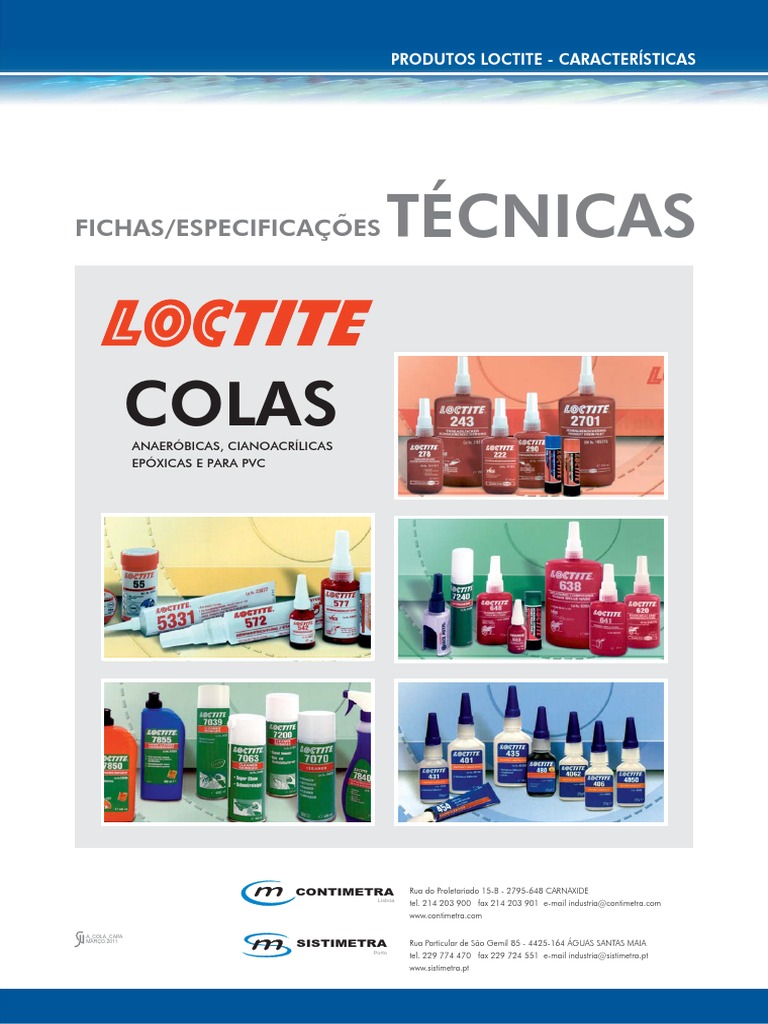 catalogo LOCTITE.pdf | Parafuso | Aço