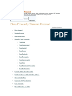 Plazo y Término Procesal