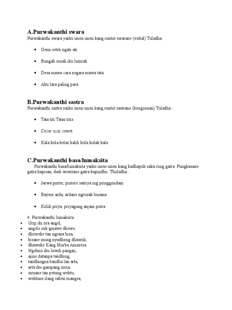 Geguritan Purwakanthi Pdf