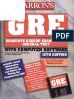 GRE-Barron's GRE (12th Edition)