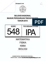 Soal-Snmptn-Kemamp-Ipa-2010-Kode-548 (Ekspedisi Kampus) PDF