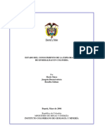 Estado Del Conocimiento de La Exploración de Esmeraldas en Colombia. Por Mario Maya Joaquín Buenaventura Rosalba Salinas. Bogotá, Mayo de 2004