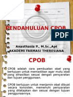 CPOB & Manajemen Mutu