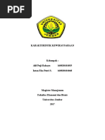 Makalah Karakteristik Kewirausahaan
