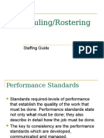 Staffing Guide and Roster Template