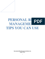 Personal Risk Management Tips You Can Use