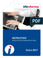 Instructivo Anexo Gastos Personales en Línea PDF