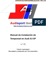 Manual Audi a3 8p Instalacion de Tempomat