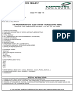 Proforma Invoice Requested