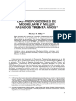 Dialnet LasProposicionesDeModiglianiYMillerPasadosTreintaA 3790944 PDF