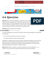 4.4. Ejercicios