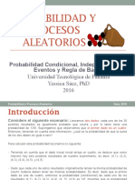 4 - Probabilidad Condicional, Independencia de Eventos y Regla de Bayes PDF