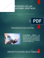 Importacncia de Las Presentaciones Digitales