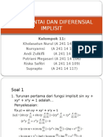 Kel. 11. Dalil Rantai Dan Diferensial Implisit