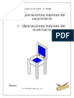 Cuaderno de Trabajo Operaciones Básicas de Carpintería y Mobiliario