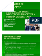 Curso Taller O.E. y T. en La Universidad I M+ Dulo Dra. M++ller