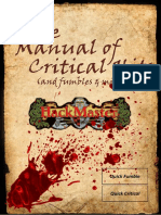 The Critical Hits Manual Of: (And Fumbles & Mishaps)