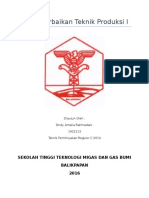 Tugas Perbaikan Teknik Produksi I