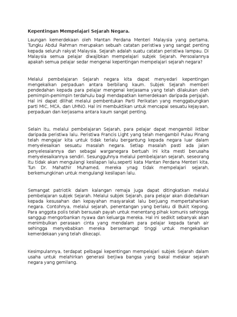 Contoh Karangan  PDF