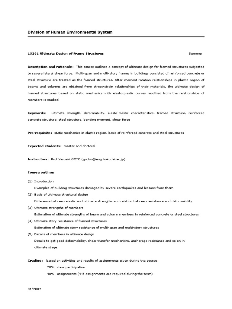 Division of Human Environmental System | PDF | Science & Mathematics ...