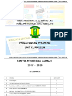 Perancangan Strategik PENDIDIKAN JASMANI 2017