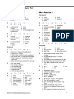 More Practice Answer Key