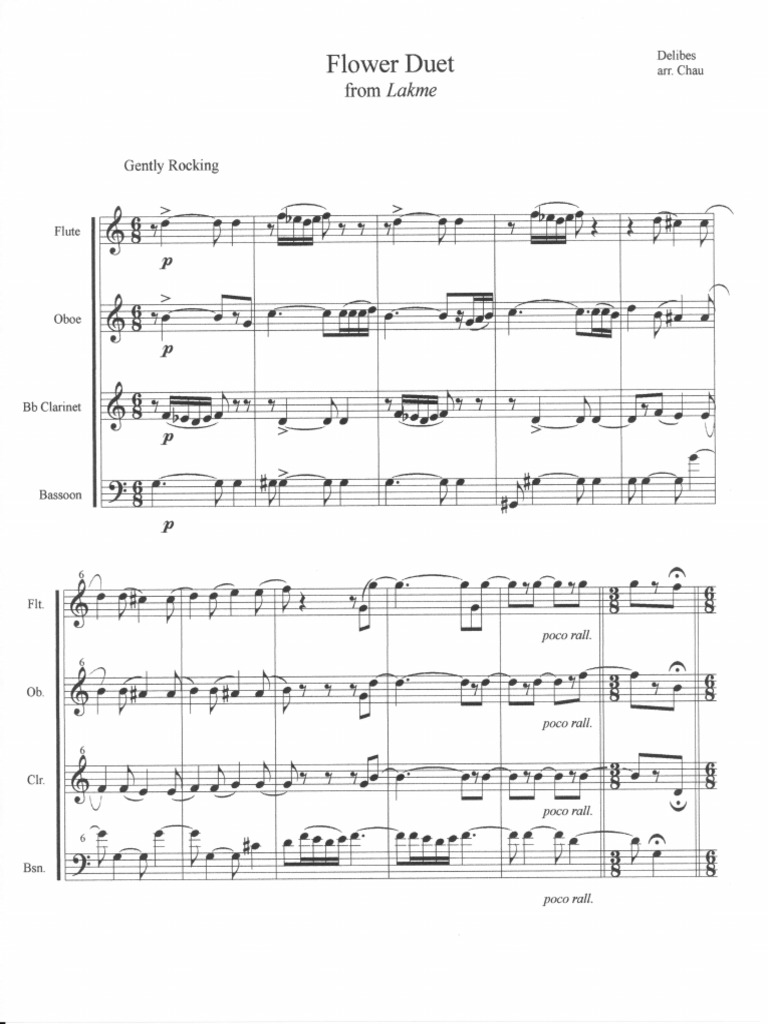 Delibes Flower Duet PDF