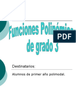 Funciones Polinómicas de grado 3