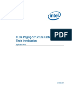 Intel® 64 and IA-32 Architectures Application Note TLBS, Paging Structure Caches and Their Invalidation